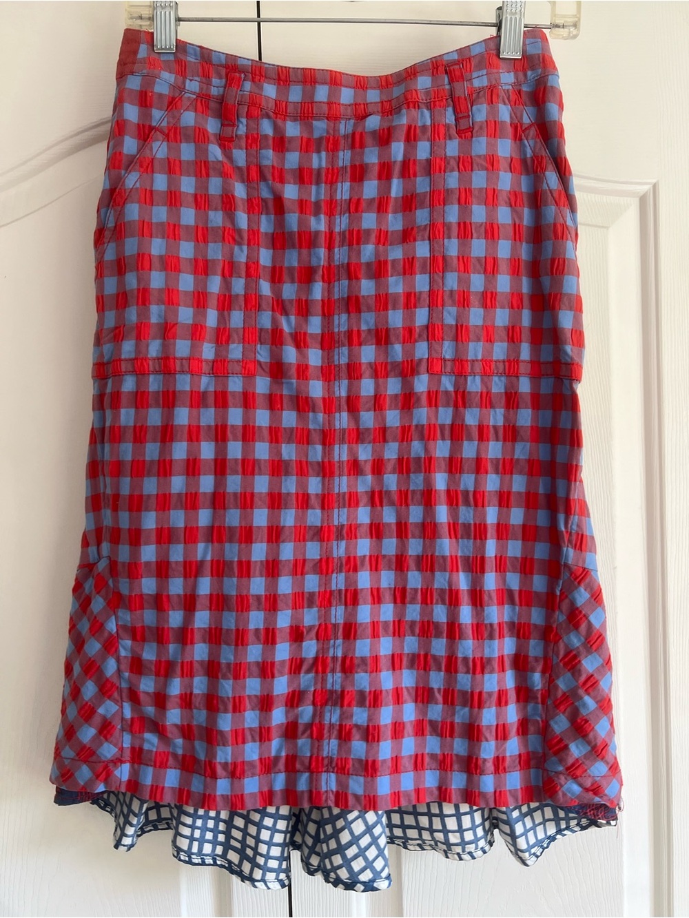 Marc by Marc Jacobs Size 0 Checkered Gingham Pencil Skirt